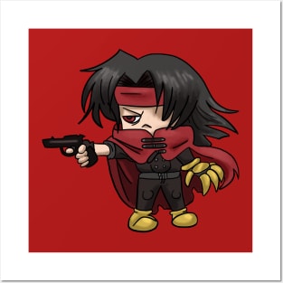 Vincent Valentine Chibi Final Fantasy 7 Posters and Art